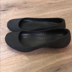CROCS Shoes - Women’s black Croc slip ons CROCS Shoes - Women’s black Croc slip ons